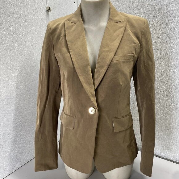 Veronica Beard Women’s Izara Dickey Blazer Jacket – Gold – Size 4 - Picture 1 of 14